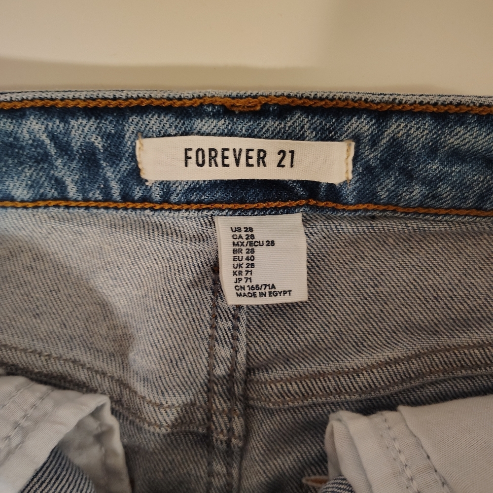 π₯ SALE π― Forever 21 Women's Blue Jeans - Size 28 - Picture 4 of 7